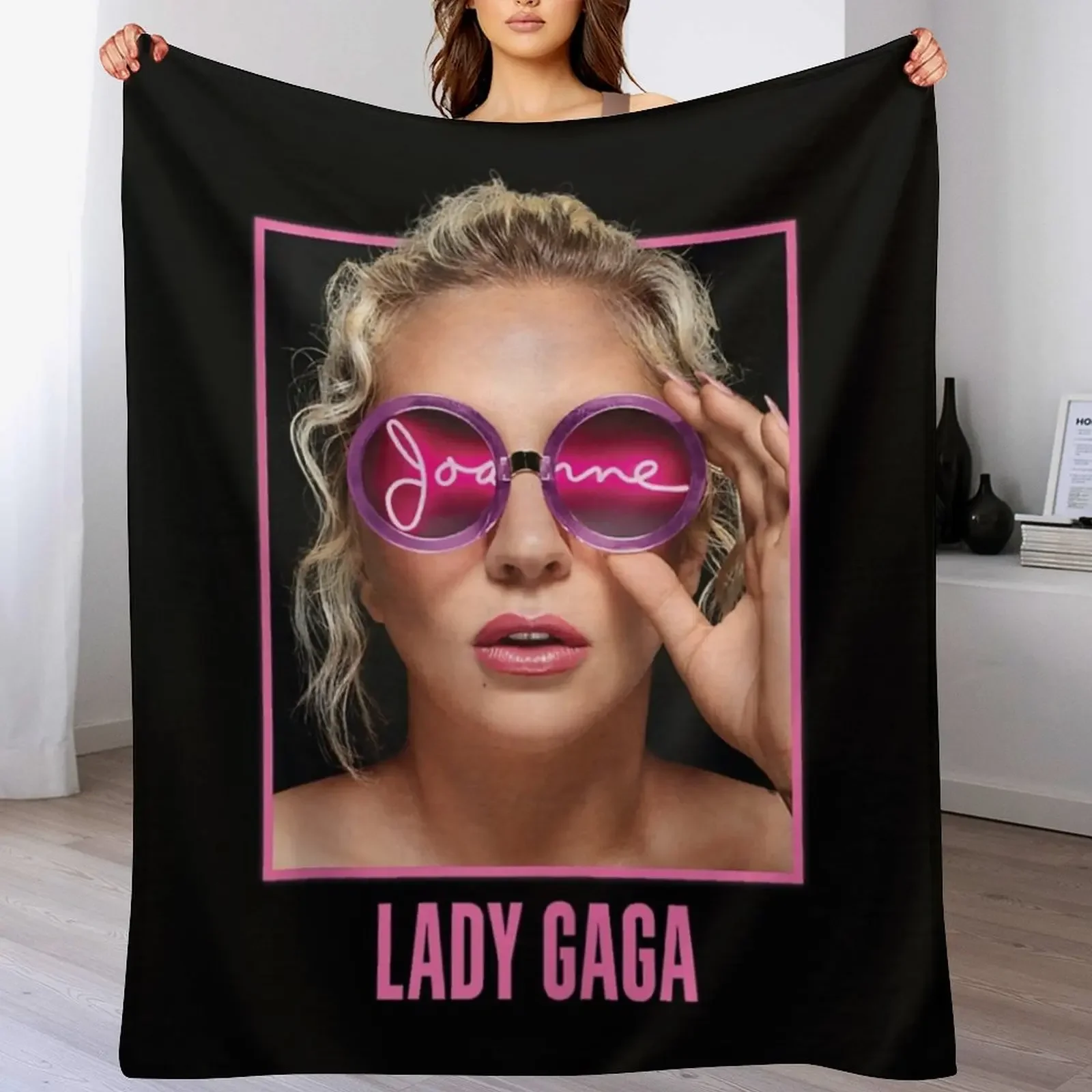

Lády Gágá Joanne Glasses Throw Blanket Year Round Soft Comfortable Blanket for Home