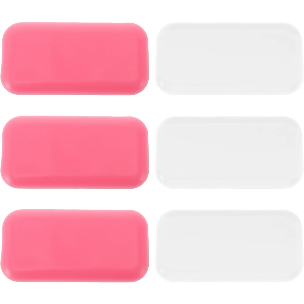 6 個のシリコーン額パッドまつげ移植快適な再利用可能なつけまつげホルダーエクステンションツールまつげ移植パッド