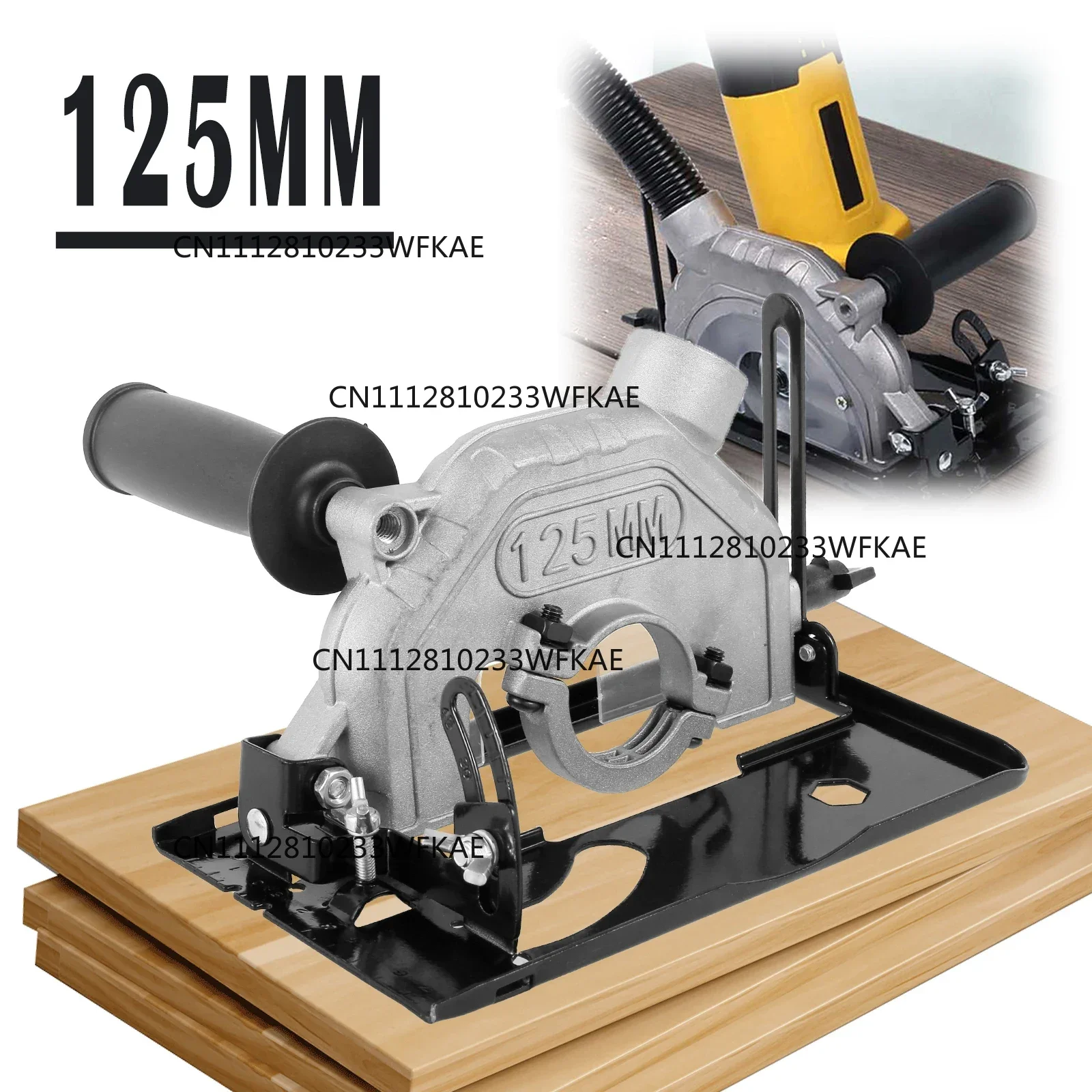 125 Types Angle Grinder Balance Bracket Converter to Heavy Duty Cutting Machine Tools Protection Cover Carpenter Builders w/Base