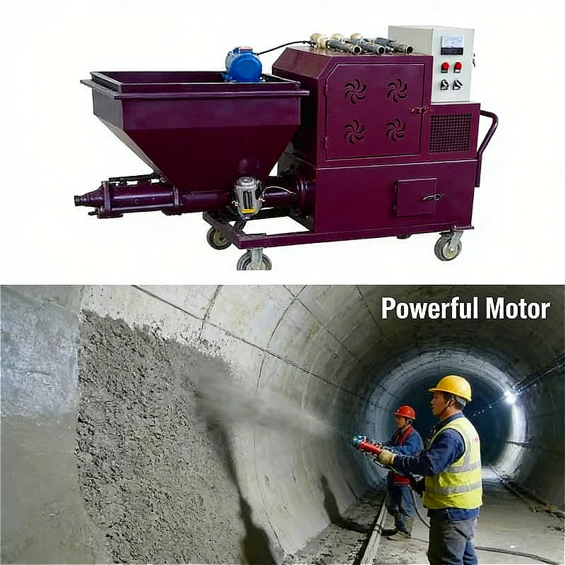 

High Performance Cement Mortar Spraying Machine for Construction Projects for Wall Rendering Renovation Work Customized Sale