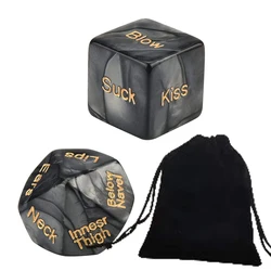 2Pcs Creative Love Dice Couple Dice Bacherette Party Dice Bed Game Dice Fun Dice for Couples/Novelty Gift for Him or Her