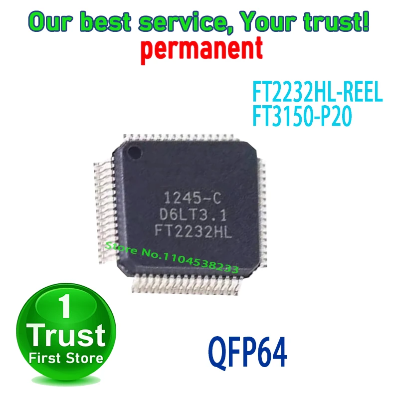 1PCS/lot FT2232HL-REEL FT3150-P20 QFP64 QFP new