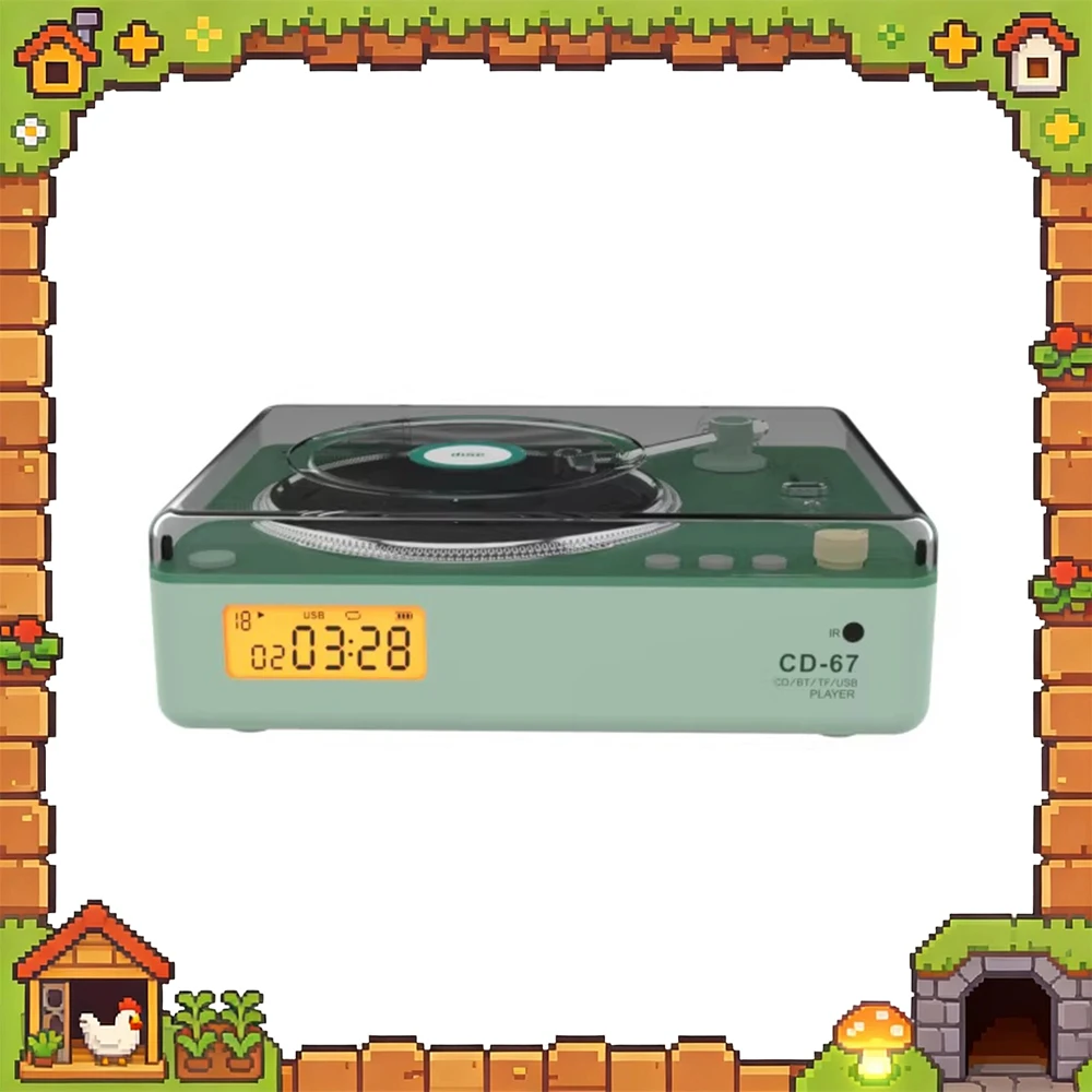 PANDA CD-67 MK2 Wireless CD Player Portable Wireless Music Player HIFI Album CD ROM Simple Advanced For CD Player Gifts