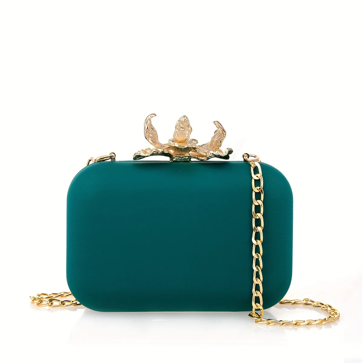 

Новая летняя корейская версия 2026 года: вечерняя сумка-клатч в стиле знаменитостей с декором в виде лотоса, модная сумка через плечо с цепочкой