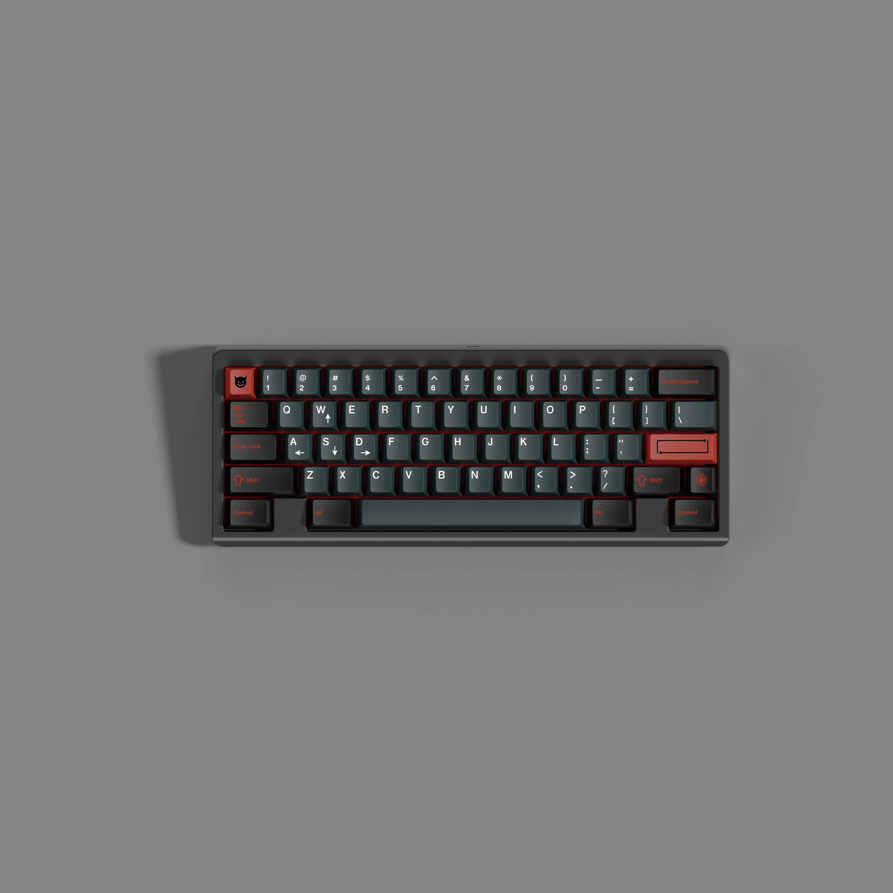 PBT Keycaps Cherry Profile Clone GMK Evill Dolch Keycap Set For MX Mechanical Keyboard ALICE ISO 66 40 Layout Double B