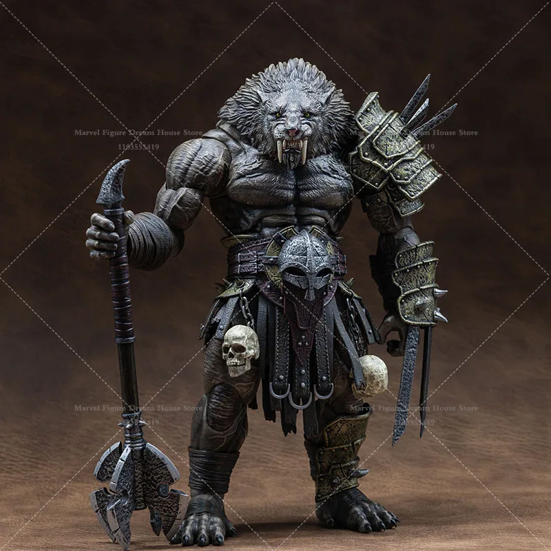 XesRay 1/12 Scale Gladiator Glory Battle Maxillary Fangs Balasu Black Saber Toothed Tiger 9-inch Full Set Action Figure Soldier