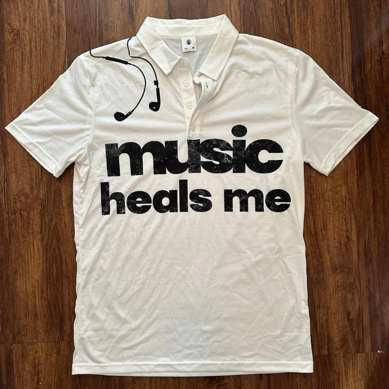 Y2k قميص بولو بأكمام قصيرة تي شيرت مطبوع بنمط علوي ، قميص صيفي عتيق على الطراز القوطي الداكن ، 2025 #3