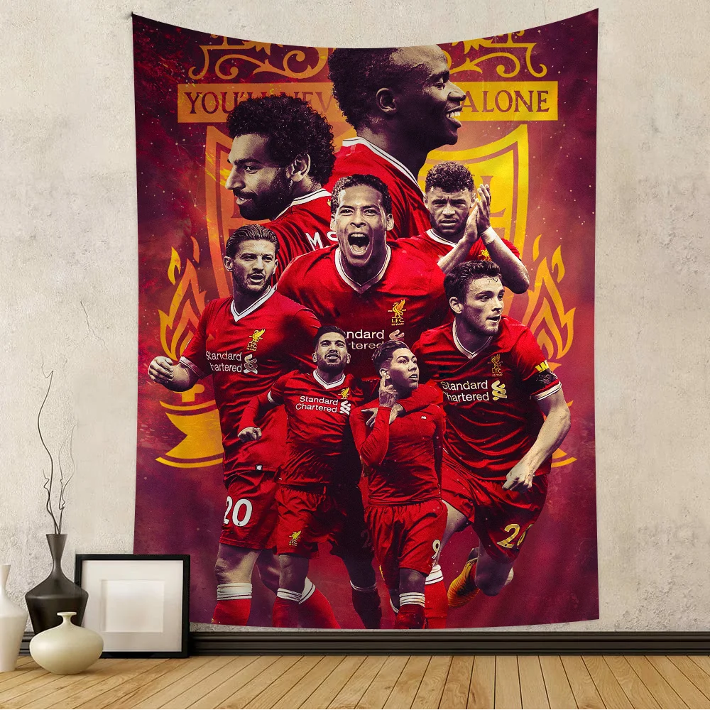 Football Champion Soccer Star Colorful Tapestry Wall Hanging Cheap Hippie Wall Hanging Bohemian Wall Tapestries Mandala Sheets