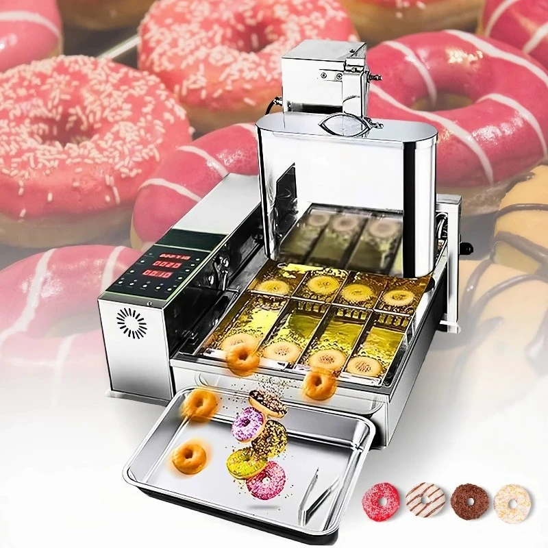 

Big Discount Large Size Maker 4 Mold Making Filled Donuts Low Energy Greek Restaurant Donut Machine