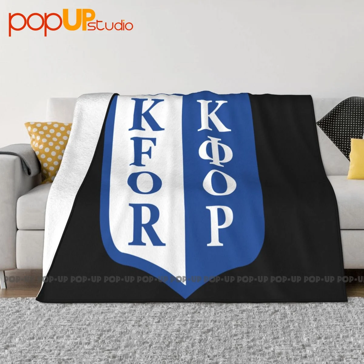 Quota Kfor Kosovo Nato Use Balkans Bw Us Army P-29 Blanket Winter Sofa Bed Ultra-Soft Couch Blanket Sofa Decorative