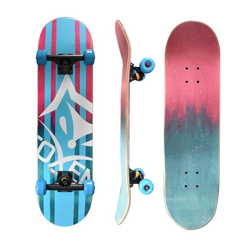 

Beginners Adult Children Boys Girls Teens Adult Professional, Assembling Double Whistle Skateboards