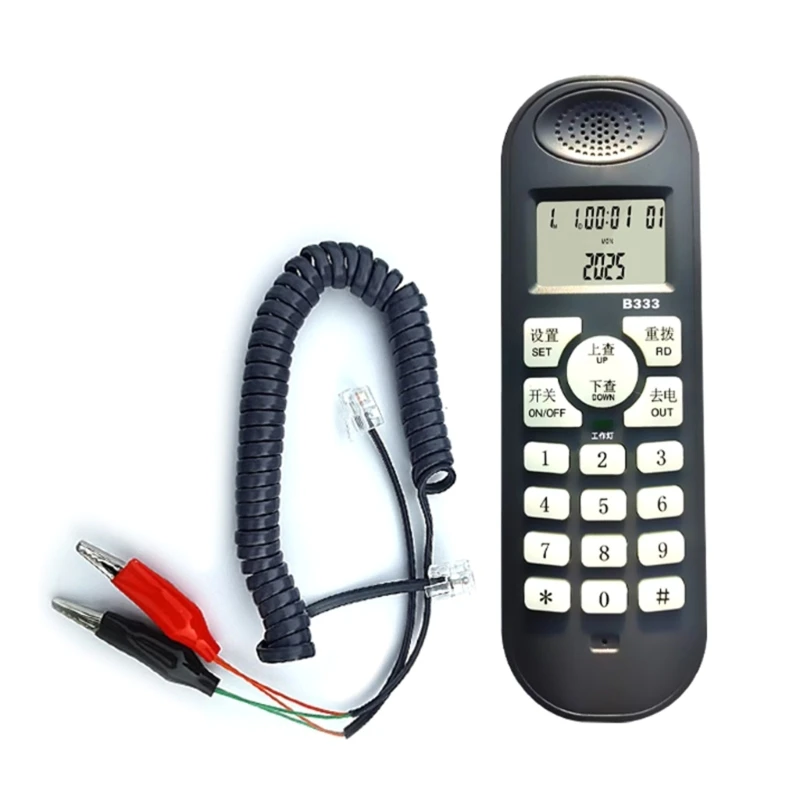 R6FF B333 Telephone Tester Circuit Detector With Intuitived Controls For Technicians