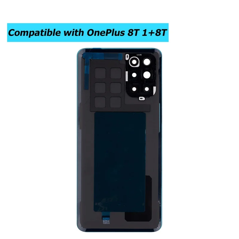 For OnePlus 8T  5G  Battery Back Cover Glass Rear Door Housing Panel Case Replacement For One Plus 1  8T 8 T Camera Lens