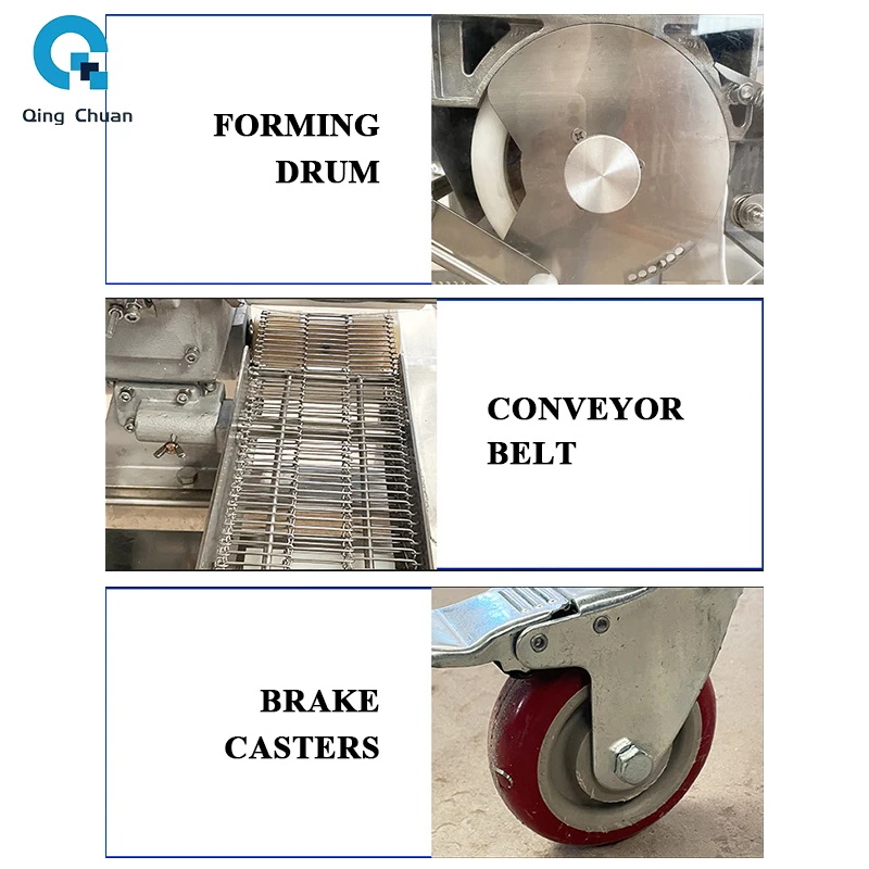 Burger Vleespasteitje Machine Volautomatische Vormmachine Multifunctionele Vleespasteitjes Viskoek Machine