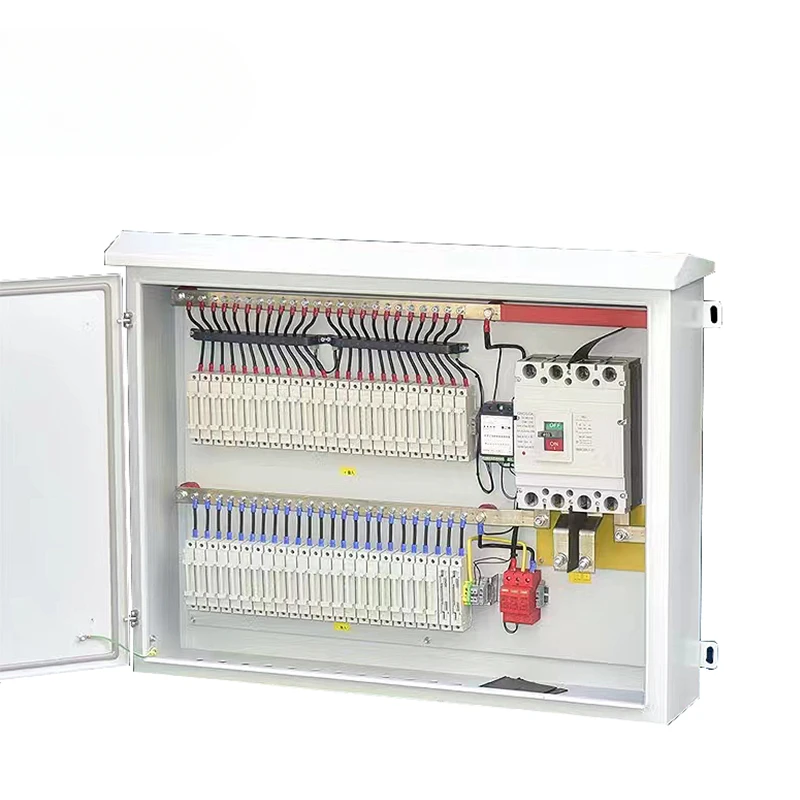 

24 Input 1 Output DC 1500V 12 16 24 Ways String Dc Array Solar Pv Combiner Box For Energy Storage System