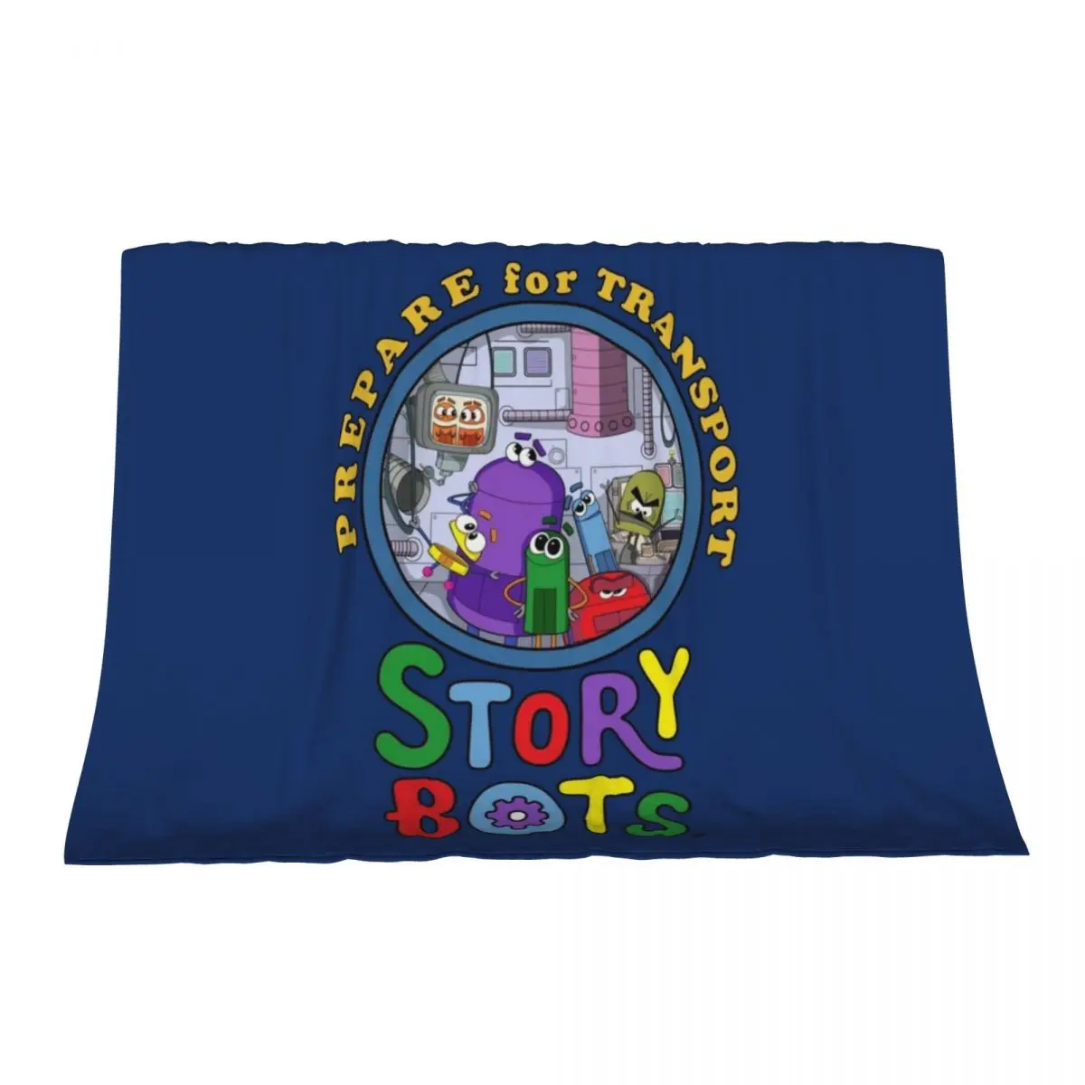 

Prepare for Transport with Story Bots! Throw Blanket Polar For Sofa Thin for sofa Blankets