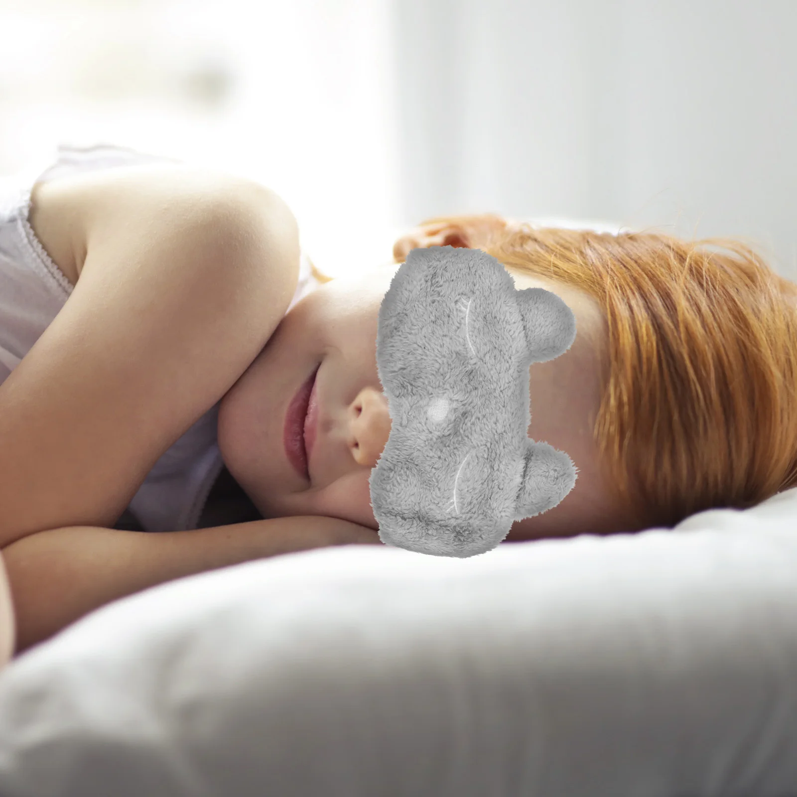 قناع نوم على شكل حيوان عين التعتيم للبالغين، قناع قيلولة خفيف الوزن للسفر واليوجا والمنتجعات الصحية والمنزل، قماش متعدد الطبقات