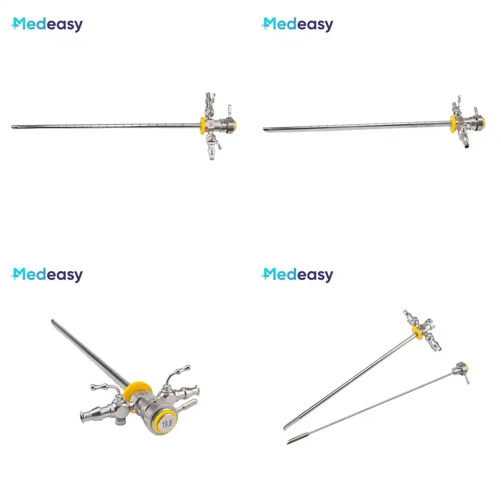 2026 Hot Selling Medeasy 19.8fr Urology Rigid Cystoscope Outer Sheath with Obturator Endoscopy Instruments
