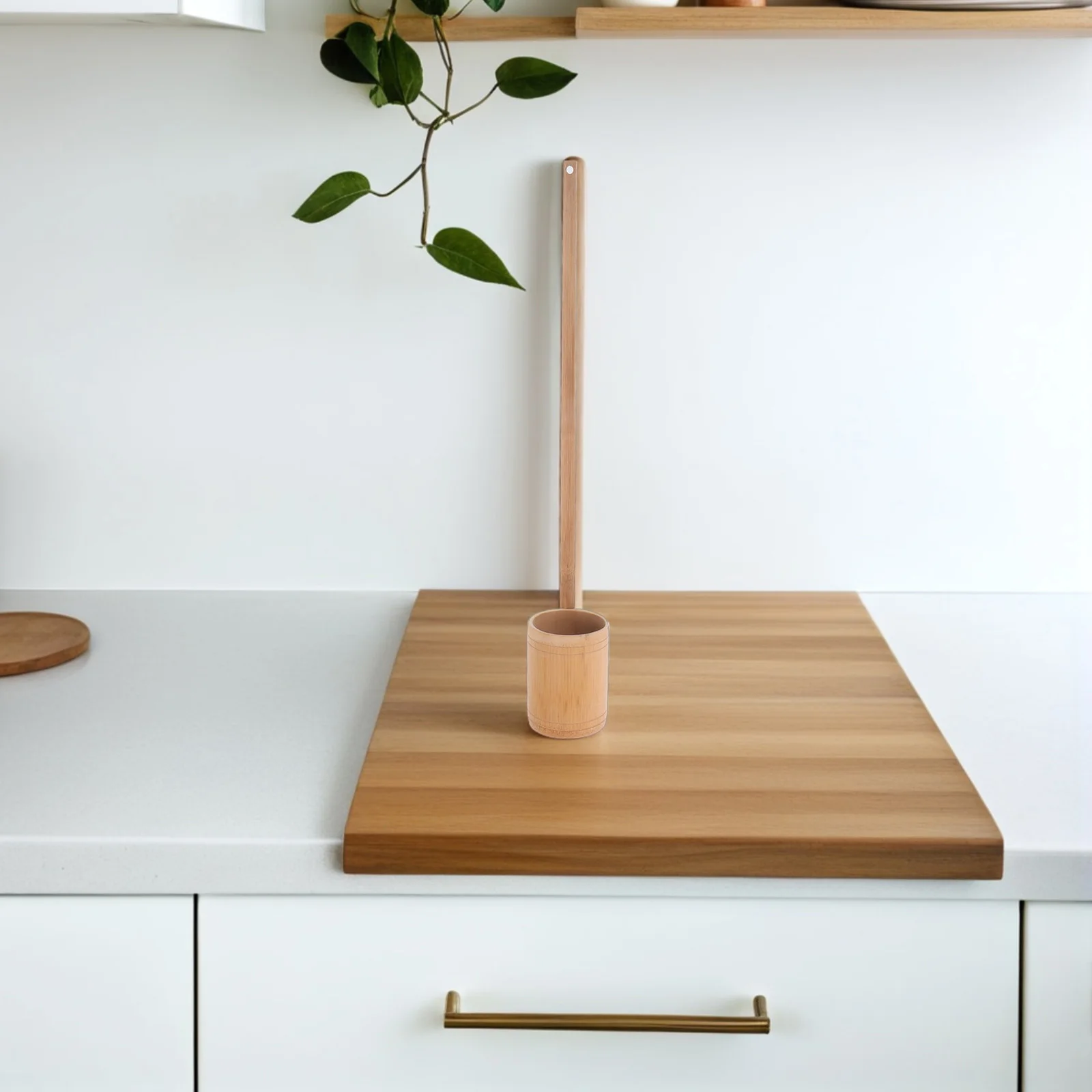 

Bamboo Wine Scoop 50ml Small Capacity Perfect for Serving Wine Water Spoon Kitchen Ladle Bamboo Cooking Utensils Portable