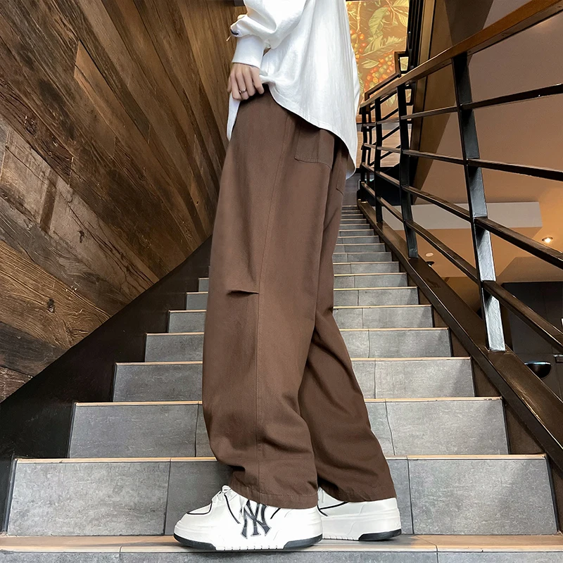 Pantalon décontracté ample rétro japonais, nouvelle marque de mode, été, 2024, nouvelle mode