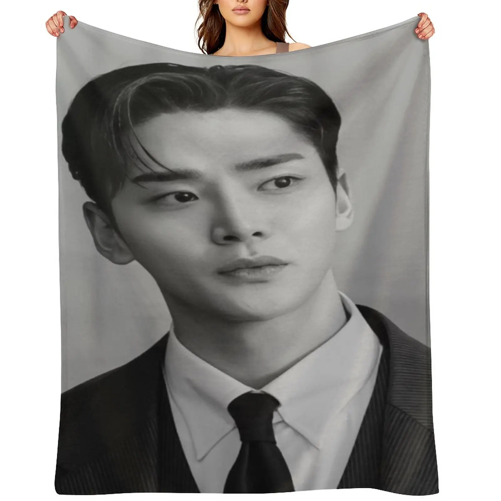 

Rowoon art Throw Blanket Furrys Sofa sofa bed Decorative Beds Blankets