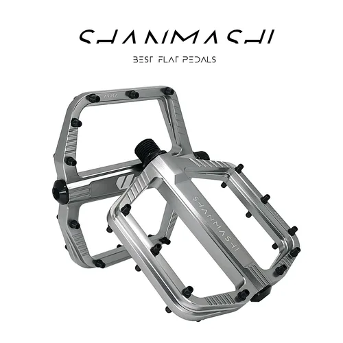Imagen 2 del producto SHANMASHI-pedales de bicicleta de montaña, aleación de aluminio CNC, peso ligero, tacos para bicicleta de montaña, tratamiento de pulido de pedales, novedad de 2024