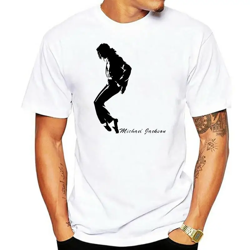 Fm10 T-Shirt Herren 2 Michael Jackson Jacko King Of Pop Musik Present Casual Tee Shirt