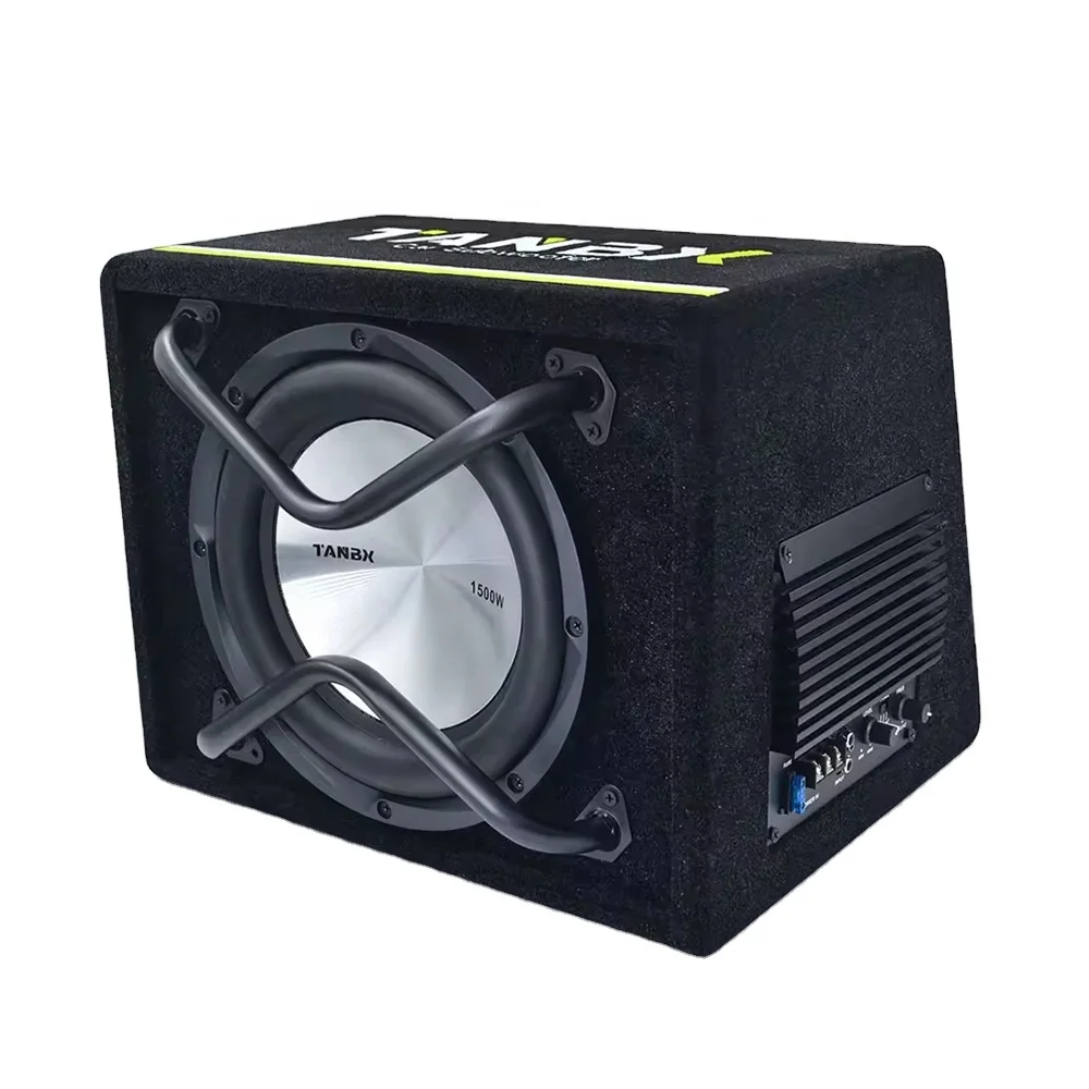 

10 inch car Subwoofer with box and amp audio active speaker box TB-1340