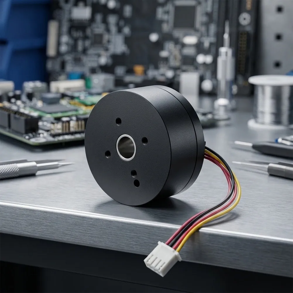 Hollow Shaft DC Motor 2804 High-torque Brushless DC Motor With Encoder For Gimbal Drones For Foc Square Wave SPWM SVPWM Parts