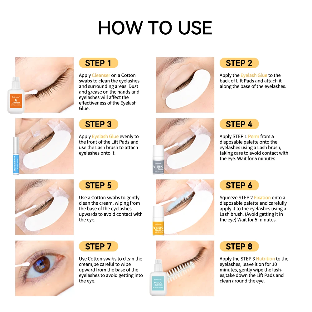 Lakerain محاصر رمش بيرم مجموعة الكيراتين رمش الشباك رمش الطبيعي الشباك بيرم رمش الشباك مجموعة