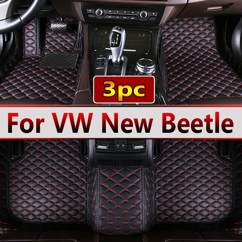 

Car Floor Mats For VW Volkswagen New Beetle Convertible 1998~2011 Waterproof Rug Tapetes Para Automovil Accessories