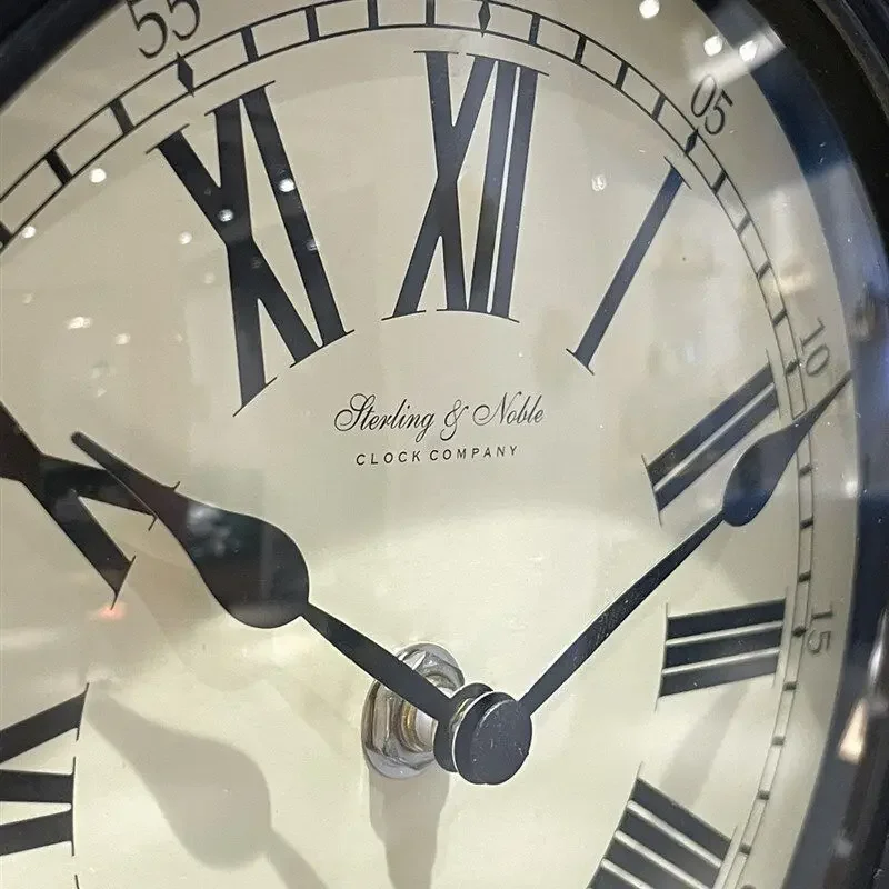 Vintage Wall Clock Pendulum Wall Watch Luxury Elegant Large Clocks Minimalist Silent Aesthetic Living Room Watches Decoration