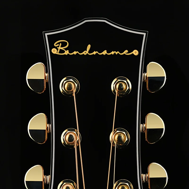 [Custom Products] Personalized Nameplates for Guitar Decoration—The Perfect Gift for Music Lovers