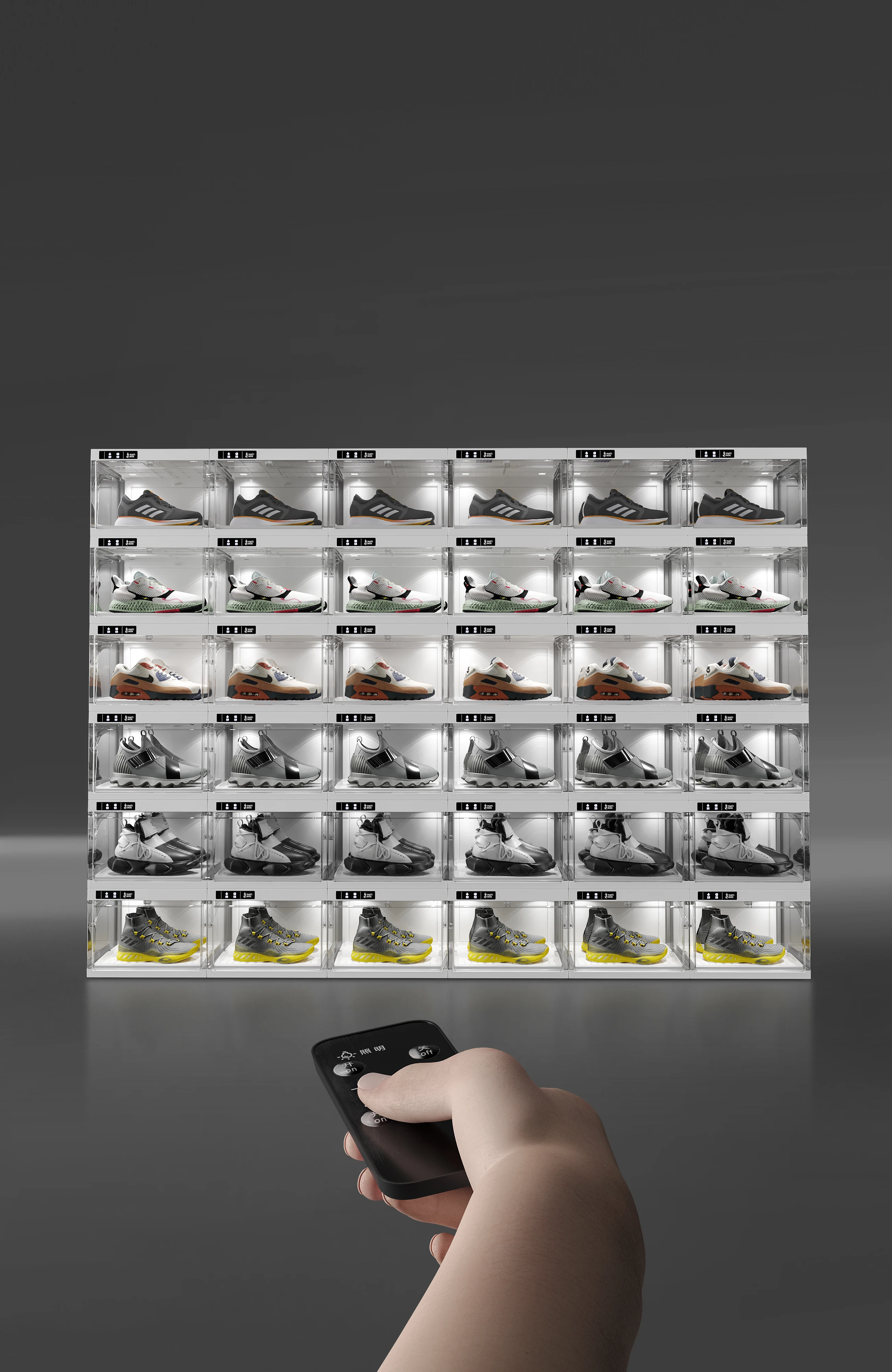 Penyimpanan Cerdas Untuk Sepatu Rak Sepatu Pintar Lemari Sepatu Pintar