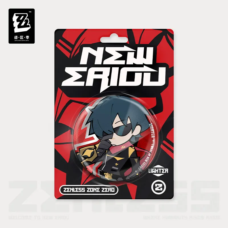 [Genuine] miHoYo Game Zenless Zone Zero Q-version Tinplate Badge Pulchra Caesar Luciana Anime Brooch Accessory Cosplay Xmas Gift 6