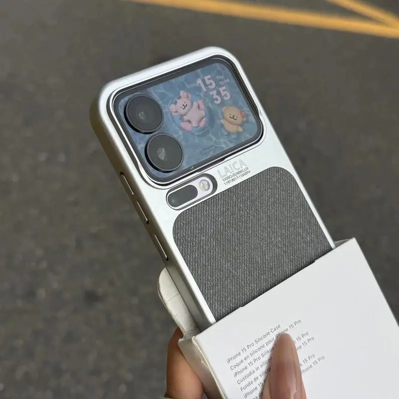 Luksusowe etui o fakturze lnu do Xiaomi 17 17 Pro 17 Pro Max, magnetyczna skórzana obudowa, odporne na wstrząsy, smukłe etui do Mi 17ProMax — zdjęcie produktu 2