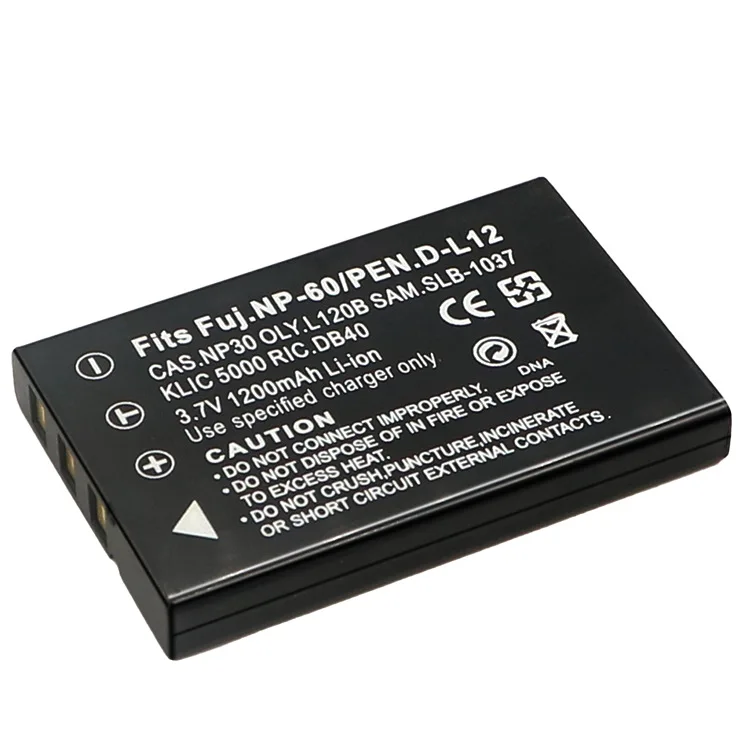 FNP60 Replacement Battery 1200mAh for Fujifilm Instax Mini LiPlay Mini Evo Instant Print Hybrid Camera