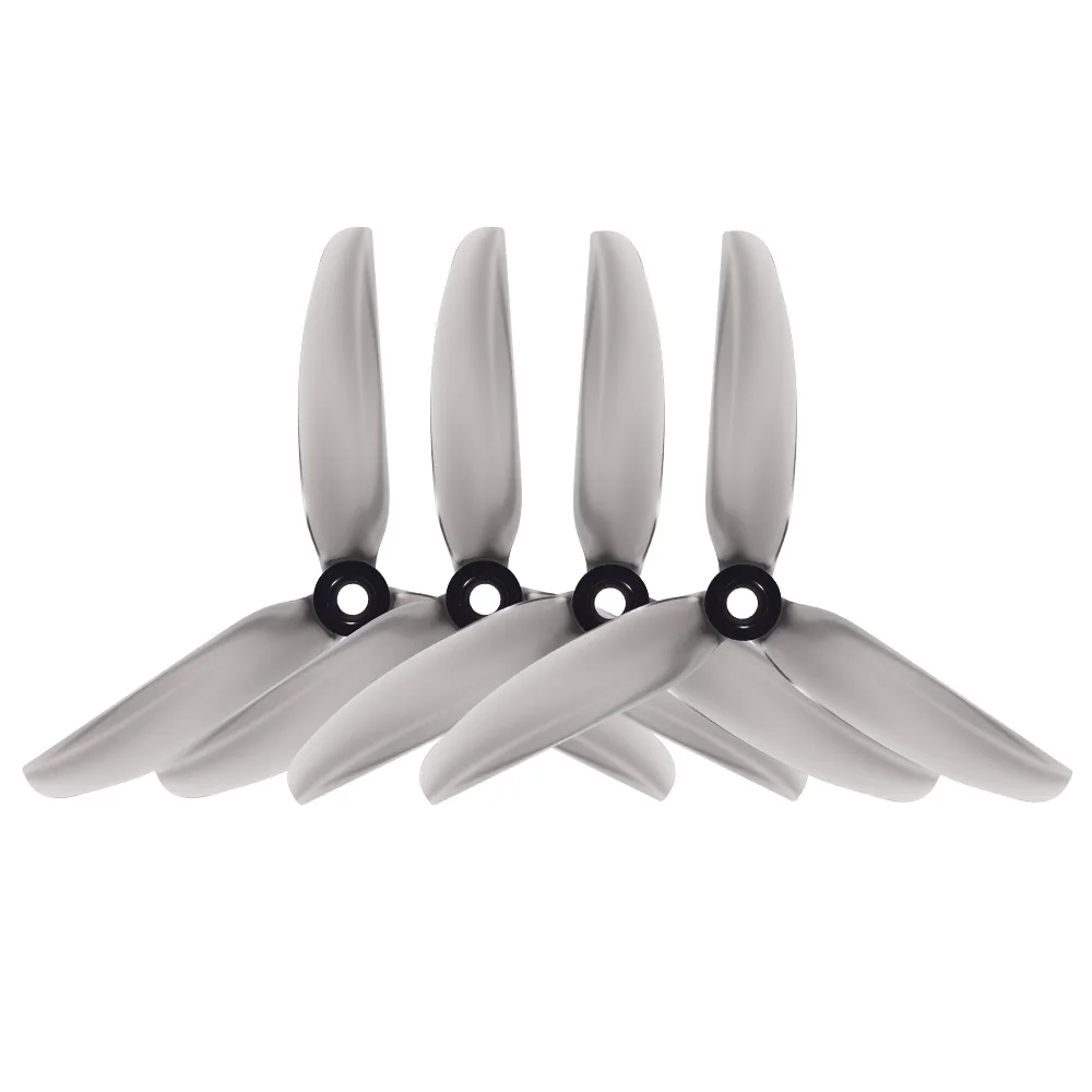 HQProp 5 Inch FPV Propeller 5X4.3X3 V2S 3-Blade Freestyle 5mm Bore High Toughness PC Props for 5-inch FPV Quadcopter 2CW+2CCW