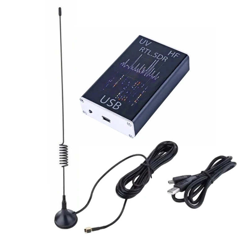 

Full Band Software Defined Radio RTL-SDR RTL2832U+R820T2 Receiver for Aviation Shortwave Broadband