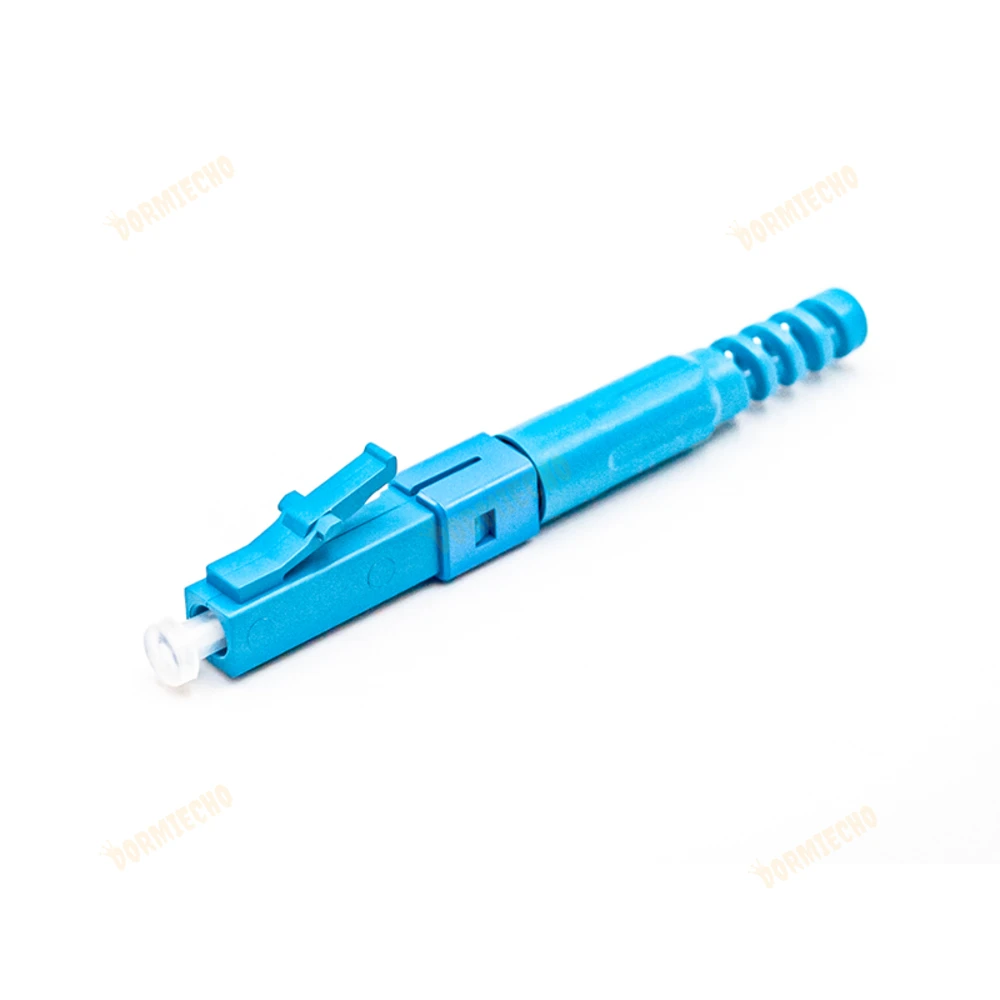 Connecteur de Fiber optique rapide SM LC UPC 0.9mm, 10/50/100/200 pièces intégrées pour épissure à froid, adaptateur monomode LC de Type FTTH