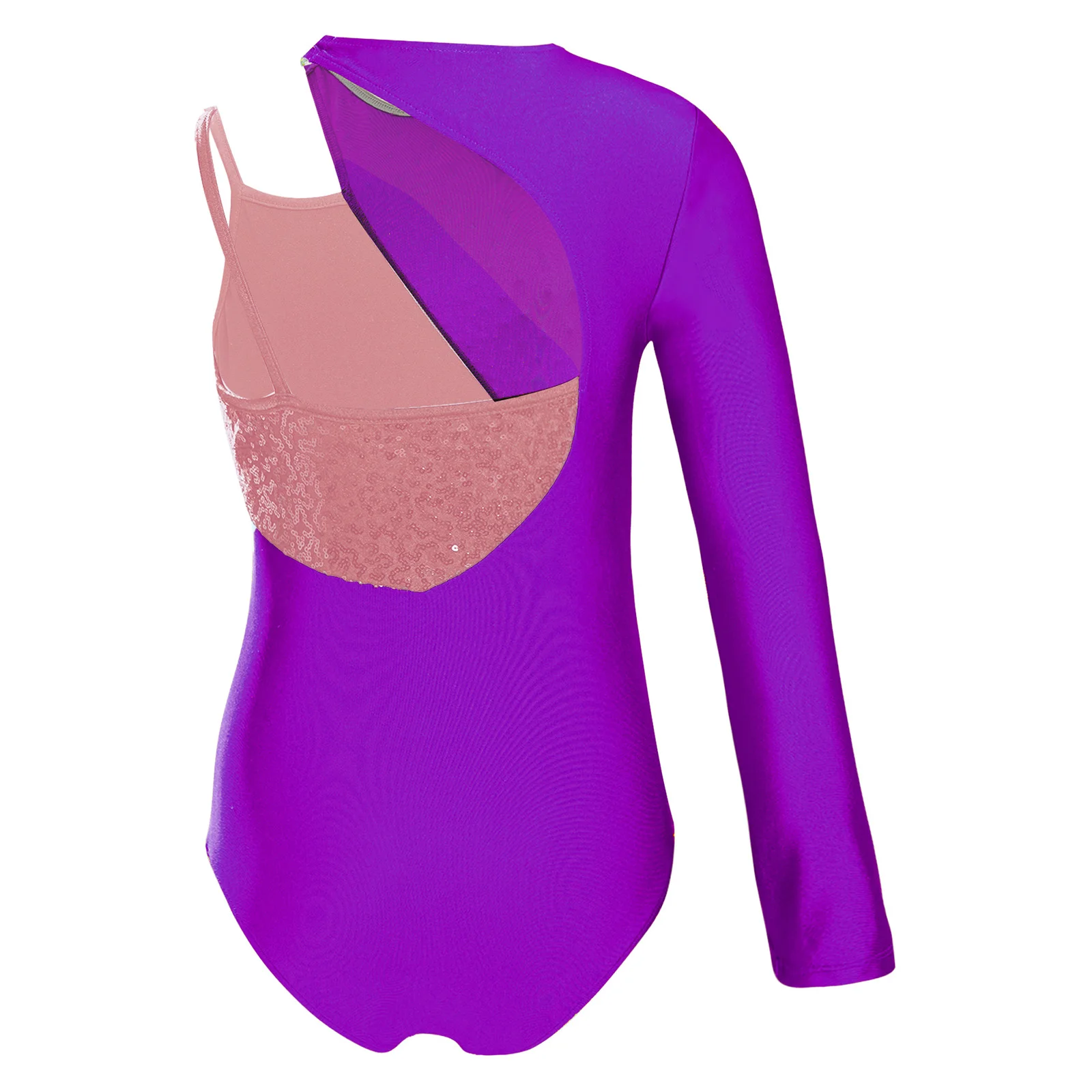Children Ballet Dance Costume Leotard Sheer Mesh Tassel Skirted Bodysuits Girls Skating Bodysuit Rhythmic Gymnastics Jumpsuit