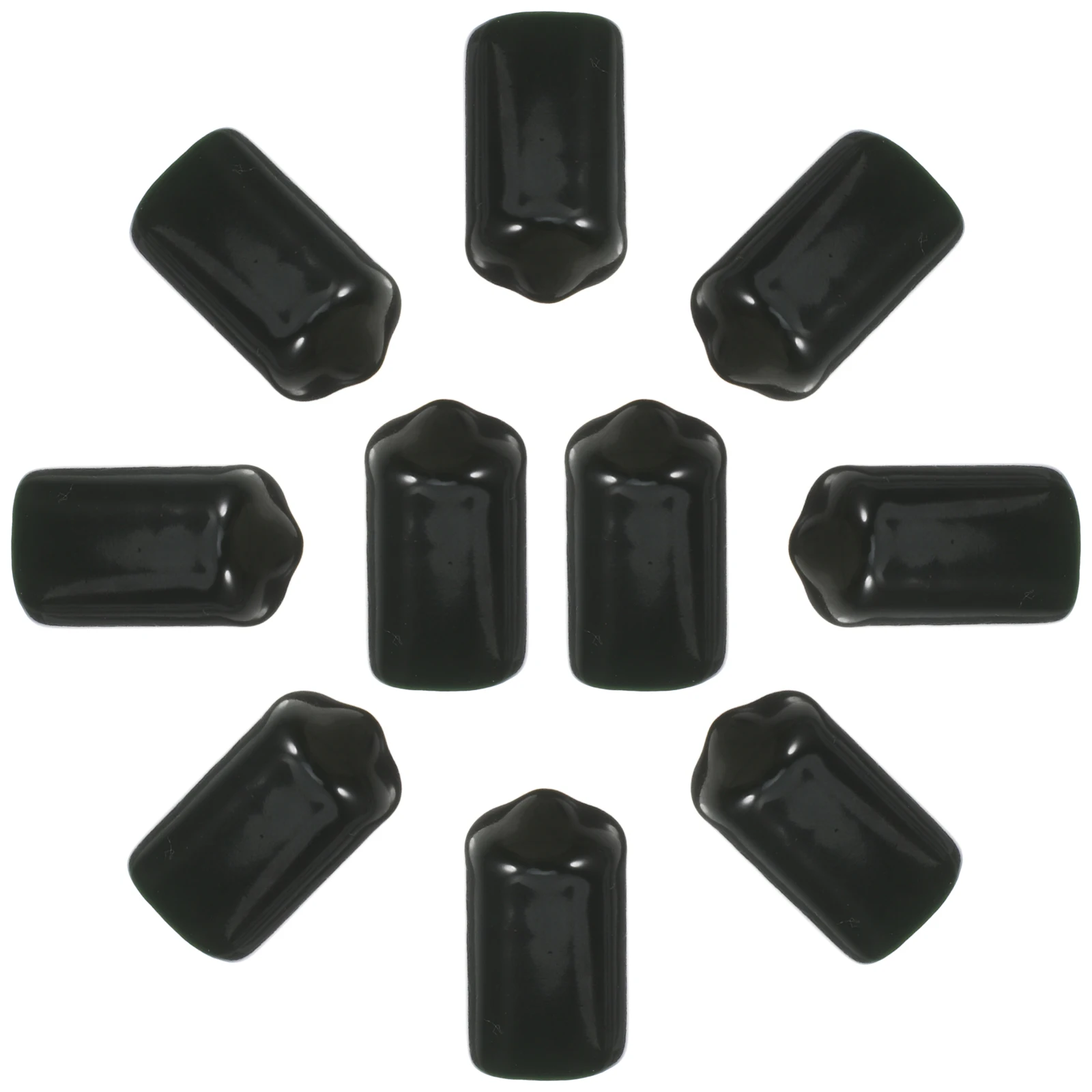 

24 Pcs Bamboo Pole Protective Cover Cane Safety Cap Protectors Sleeve Topper Caps Covers Garden