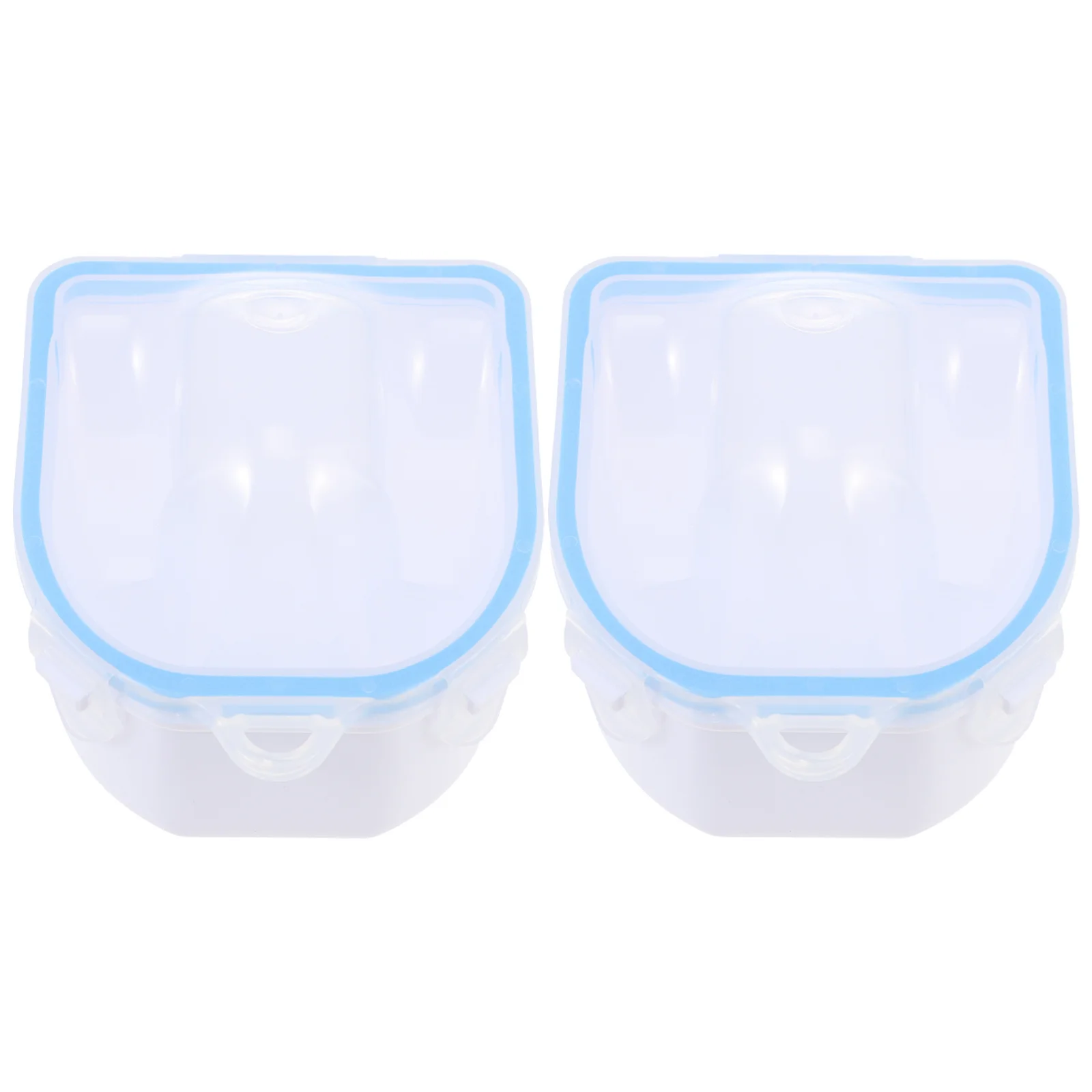 2 個マニキュアソーカーボウル耐久性のある滑らかな表面マニキュア除去ハンドソークトレイネイルアートツールプロのサロン家庭用