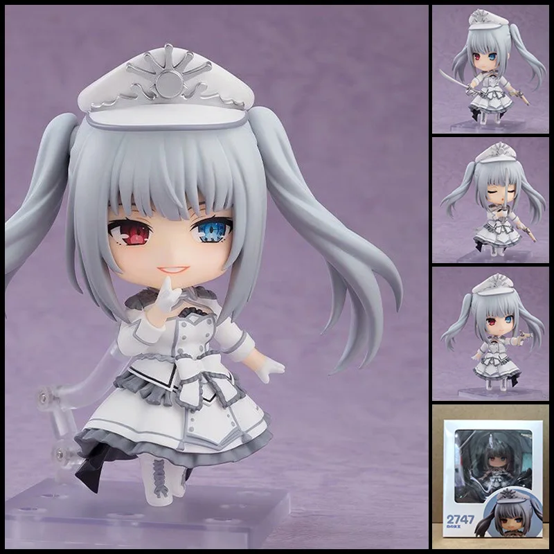 

#2747 Date A Live Anime Figure - White Queen Action Model, Swappable Faces Movable Joints Collectible Action Figure