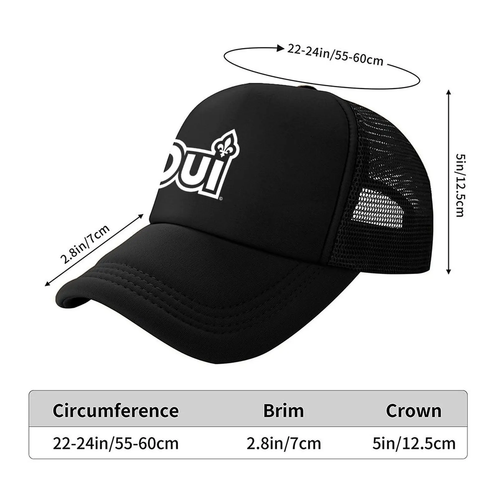 كيبيك OUI قبعة بيسبول الرجال قبعة كبيرة الحجم قبعة العلامة التجارية الفاخرة الهيب هوب قبعة الشاطئ الرجال الفاخرة المرأة #2