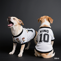 2025 Dog Pet Clothing Vests - Pet Accessories with Mickey Mouse Pattern IP - Comfortable and Breathable - Dog King Print