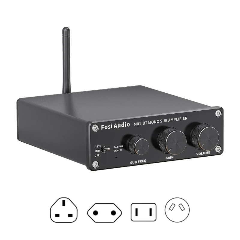 

M01BT Subwoofer Amp 300W Power Subwoofer Amplifier with Bass Control TDA7498E