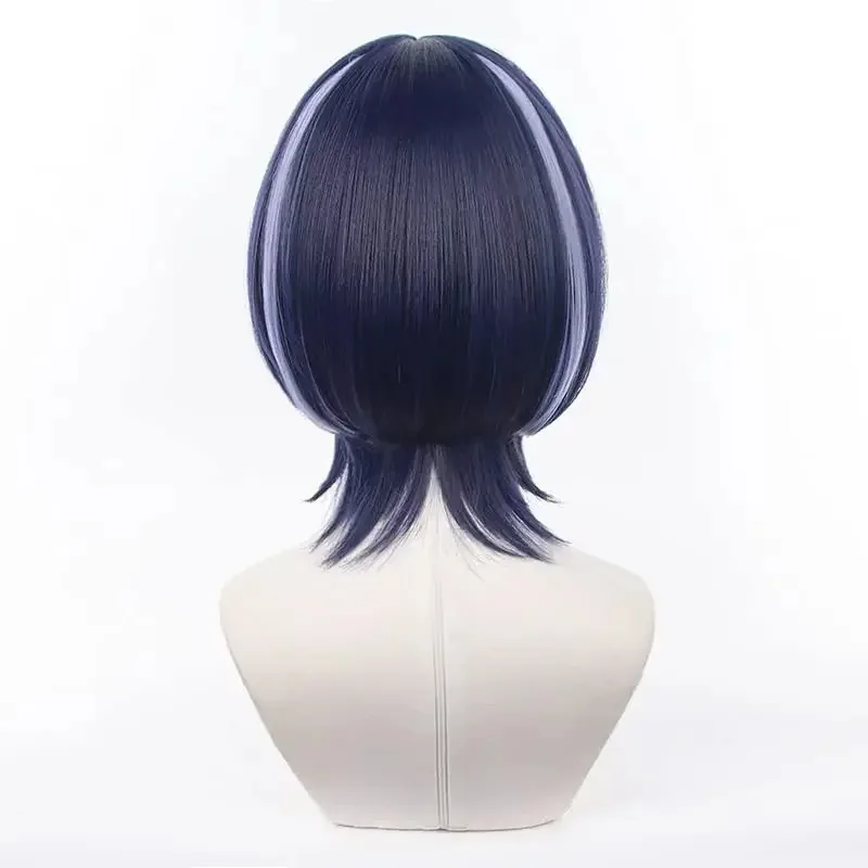 Sky05 Perucas Cosplay Anime, Amouche Kunikuzushi Floorboards, Azul, Roxo, Black99JIu@