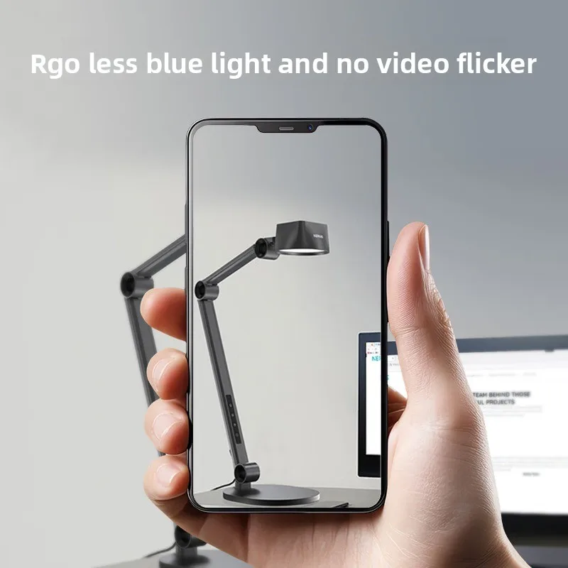 Business desk lamp for eye protection and plug-in design for work and study