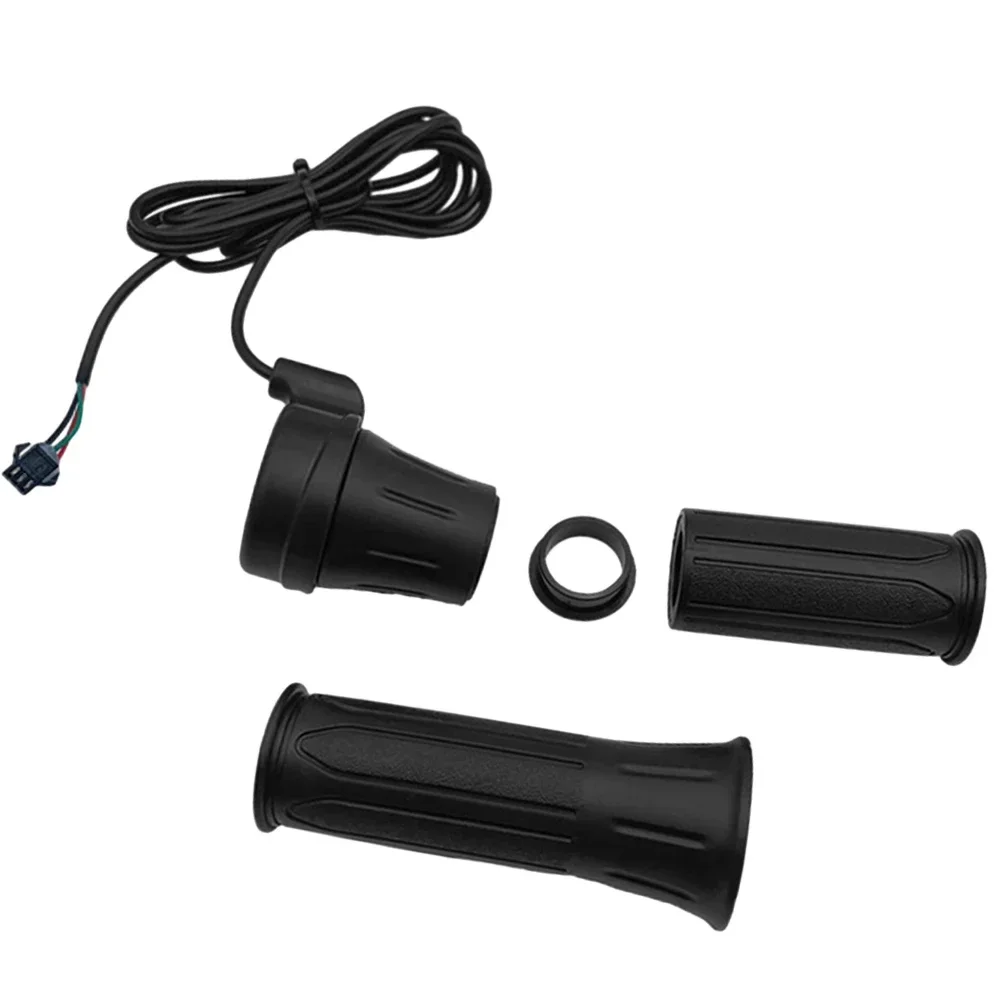 Grip Handlebar Replacement Rubber 1 Pair 180 CM 3 Pin ABS Accessories Black LED Display Parts Garden Brand New